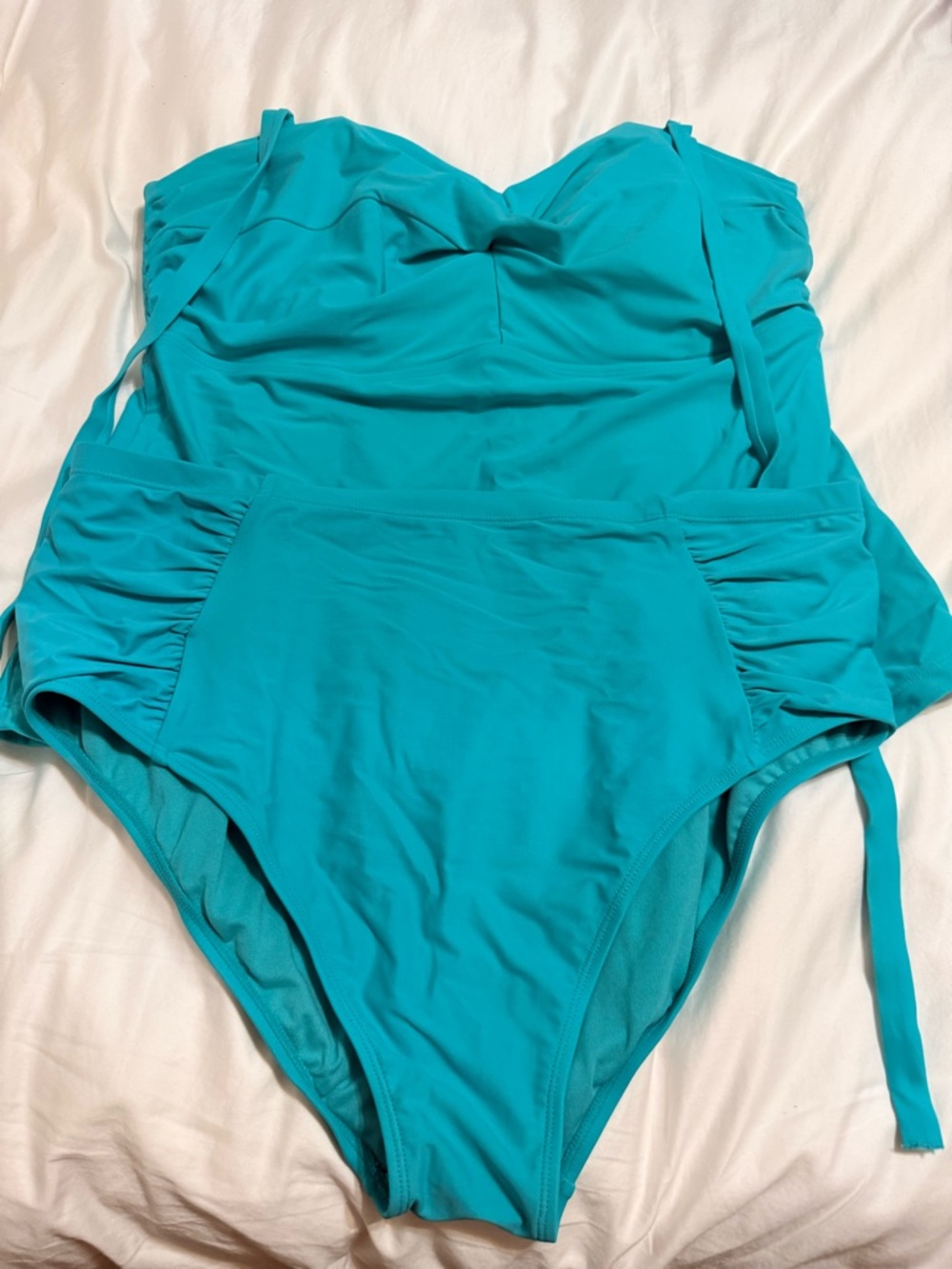 Old Navy Teal Two Piece Swimsuit